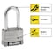 Master Lock 3.18 in. H X 1-3/4 in. W Stainless Steel 4-Pin Tumbler Marine Padlock 1SSKADLFHC - alternate 5